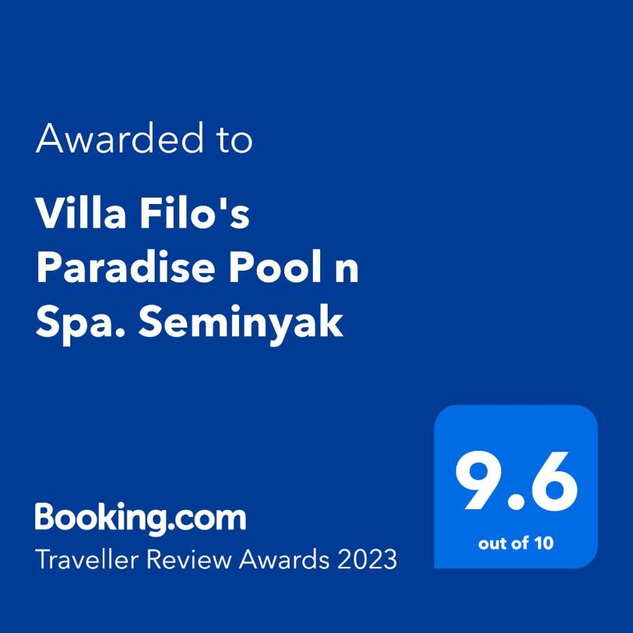 Villa Filo'S Paradise Pool N Spa. Seminyak Exterior photo